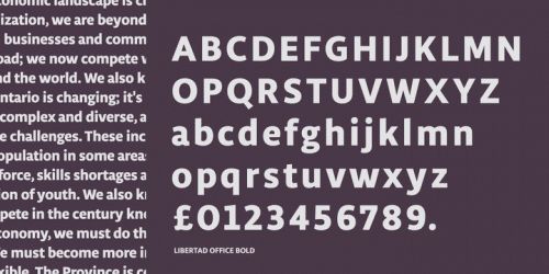 Libertad Office Font Family