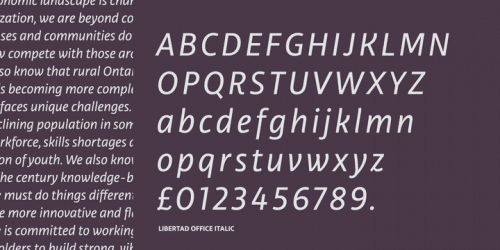 Libertad Office Font Family