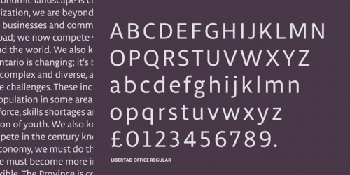 Libertad Office Font Family