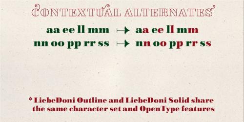 LiebeDoni Font Family