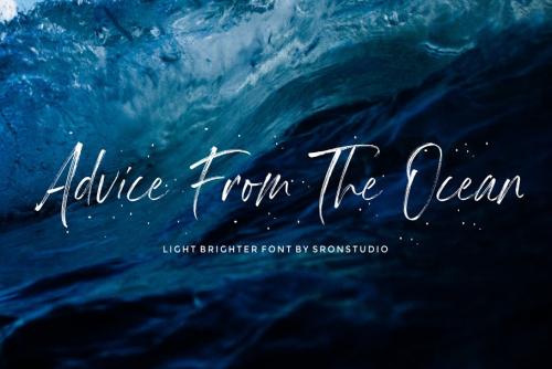 Light Brighter Brush Font