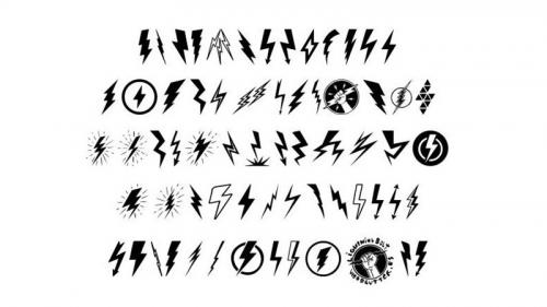 Lightning Bolt Font