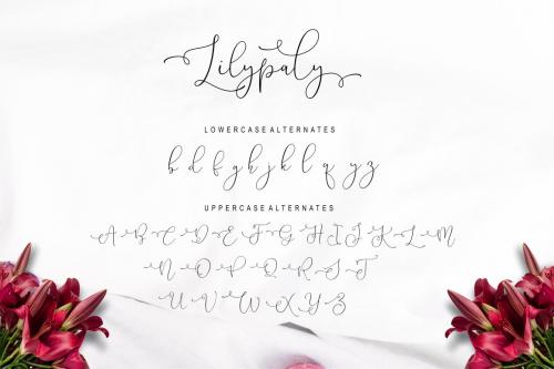 Lilypaly Handlettering Font