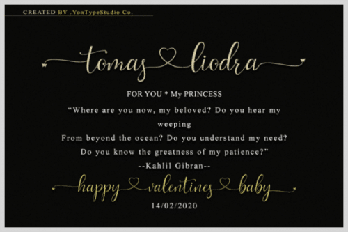 Live Love Script Font