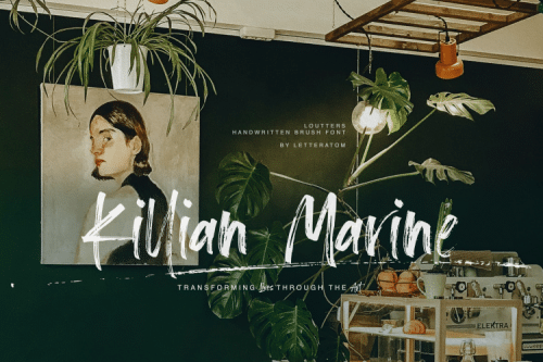 Loutters Handwritten Brush Font