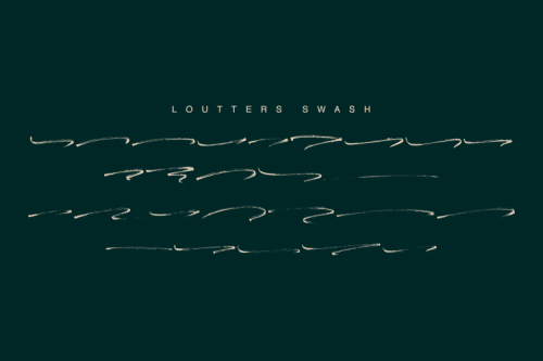 Loutters Handwritten Brush Font