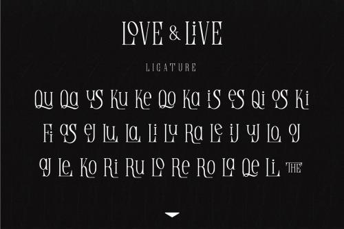 Love Live Typeface