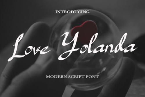 Love Yolanda Script Font