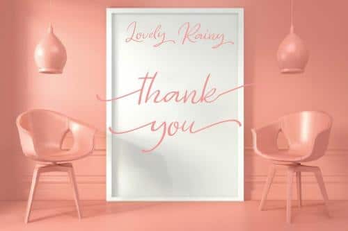 Lovely Rainy Script Font