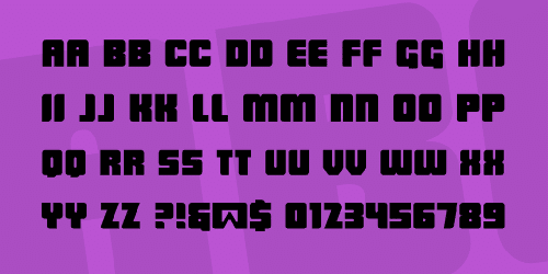Lowrider BB Font