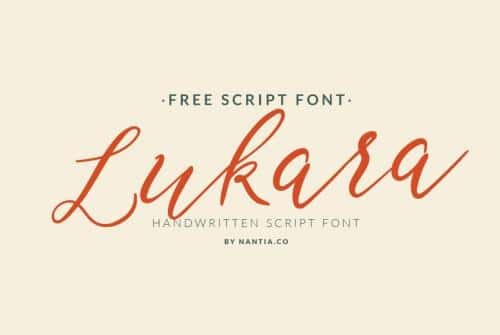 Lukara Handwritten Script Font