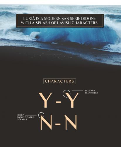 Luxia Typeface Font