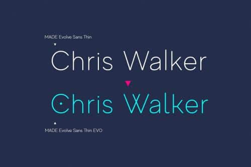 MADE Evolve Sans Font Family