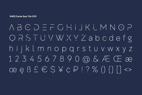 MADE Evolve Sans Font Family