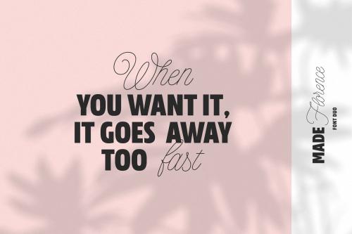 MADE Florence Font Duo