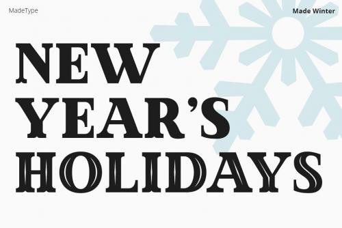 MADE Winter Typeface