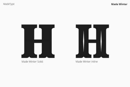 MADE Winter Typeface