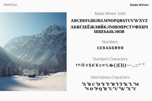 MADE Winter Typeface