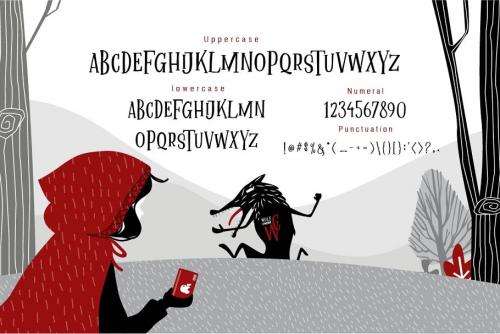 MALLICA Fairytale Typeface