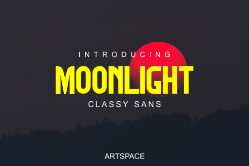 MOONLIGHT SANS FONT