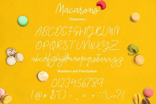 Macarons Script Font