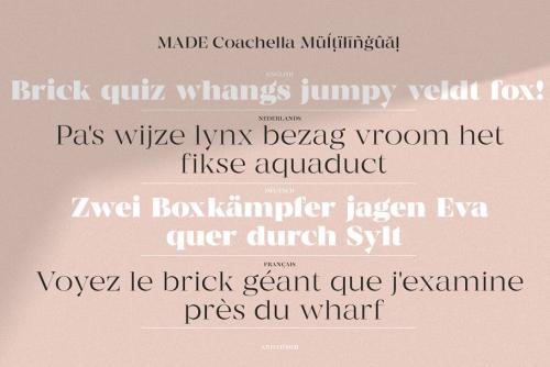 Made Coachella Font Family