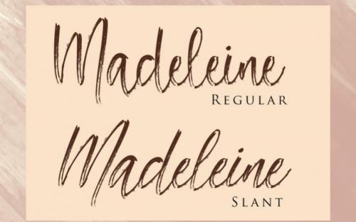 Madeleine Brush Font