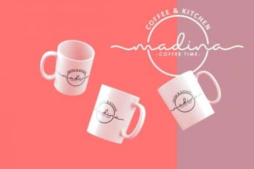 Madina Handlettered Font