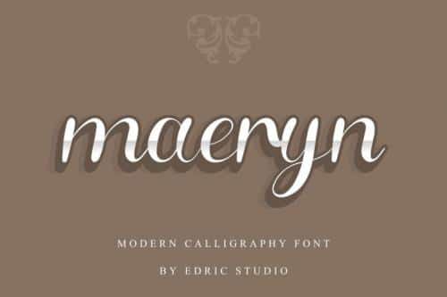 Maeryn Script Font