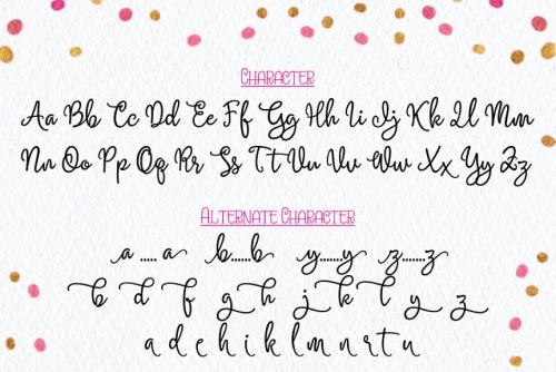 Magenta Script Font