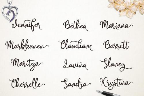 Magenta Script Font