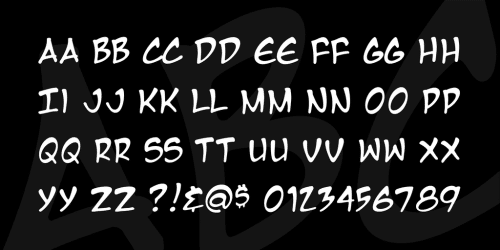 Manga Temple Font