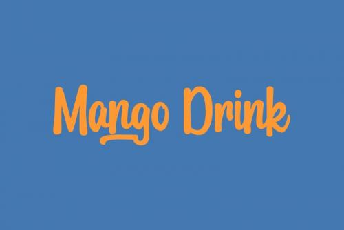 Mango Drink Script Font