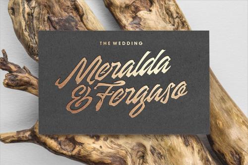 Manhattan Brush Ink Script Font