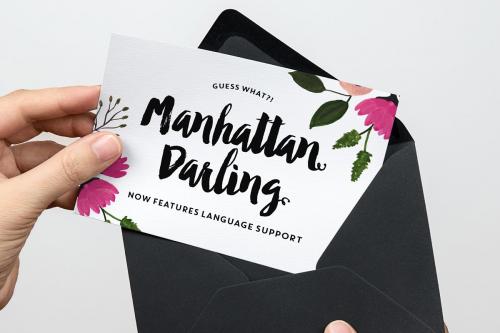 Manhattan Darling Font