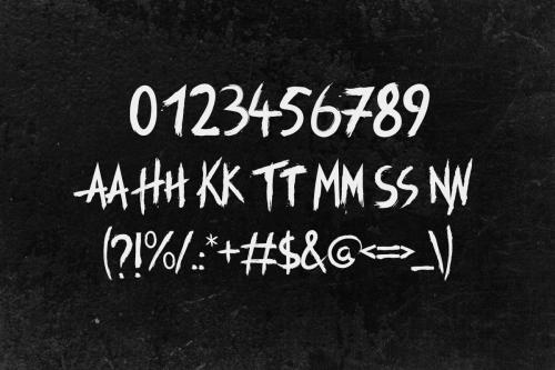 Manticore Brush Font