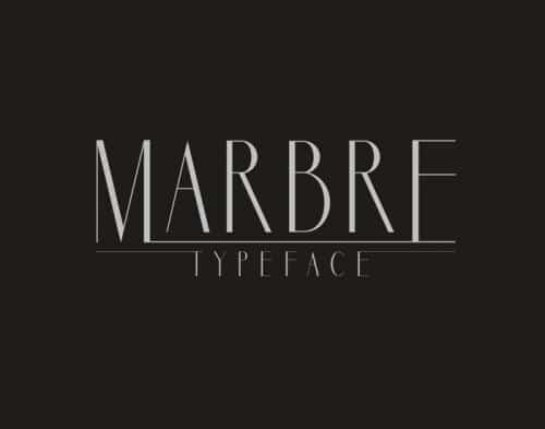 Marbre Sans Serif Font
