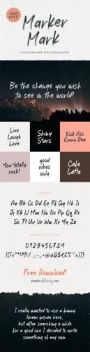 Marker Mark SVG Font