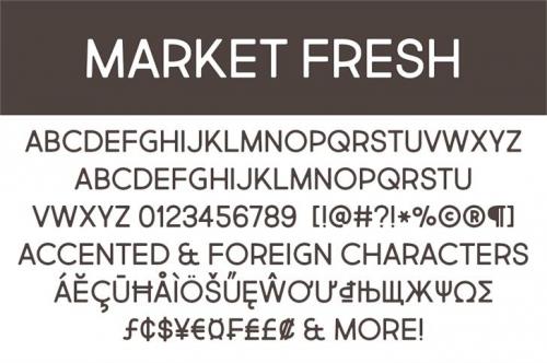 Market Fresh Font