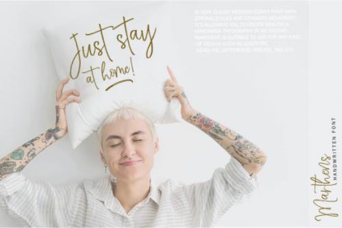 Marthens Script Font