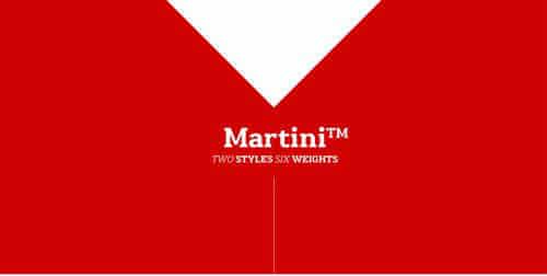 Martini Font