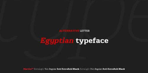 Martini Font