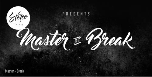 Master of Break Font