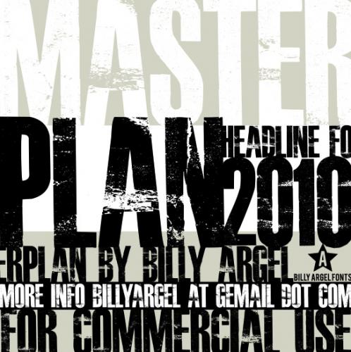 Masterplan Font