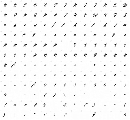 Matador Script Font