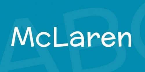 McLaren Font