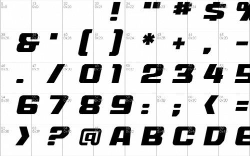 Mech Effects Font