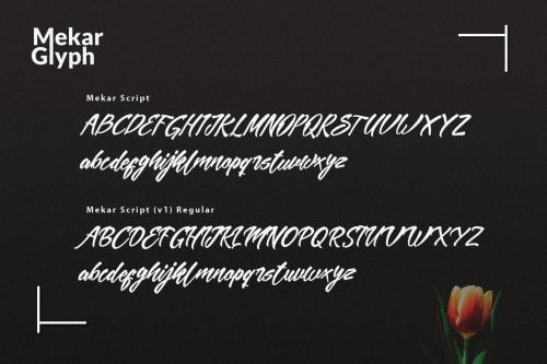 Mekar Script Font