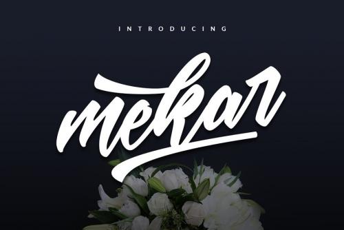 Mekar Script Font