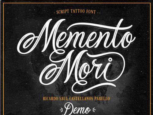 Memento Mori Font